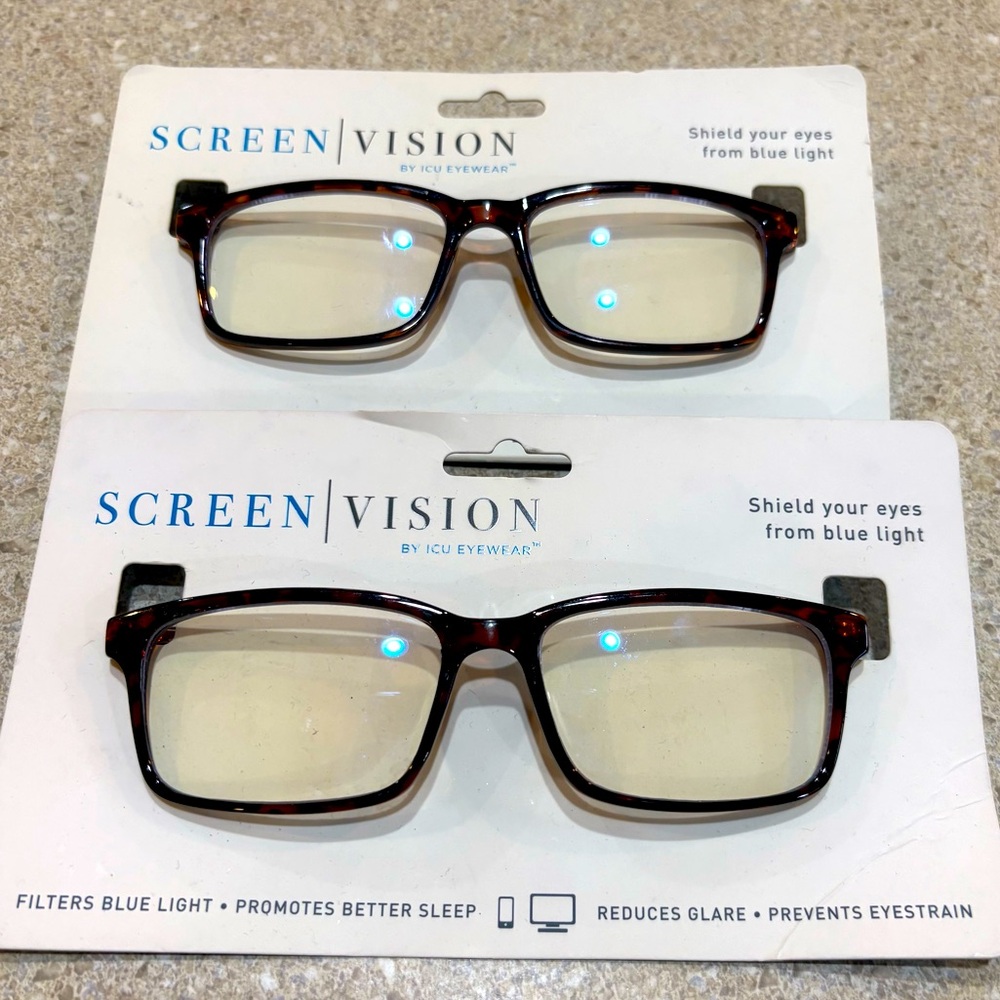 Blue Light Filtering Glasses By ICU Eyewear Screen Vision Reduced Glare